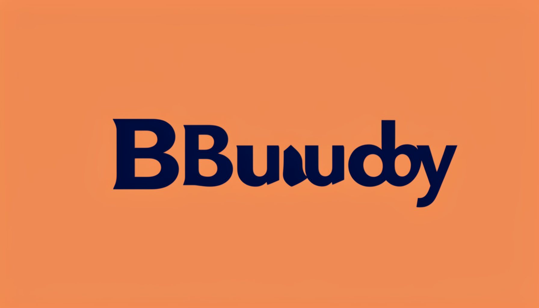 HypoBuddy logo in warm terracotta and deep navy tones